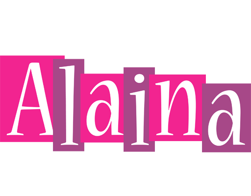 Alaina whine logo
