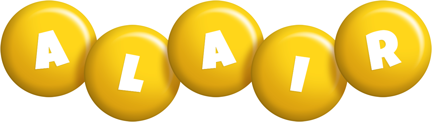 Alair candy-yellow logo