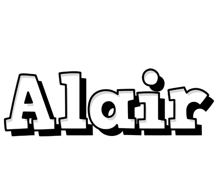 Alair snowing logo