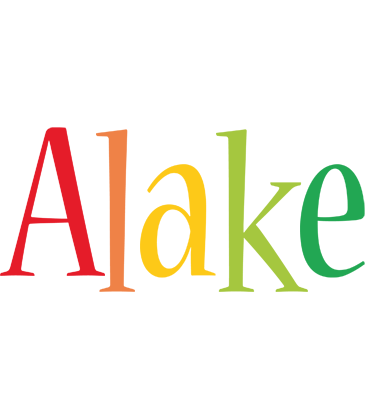 Alake birthday logo