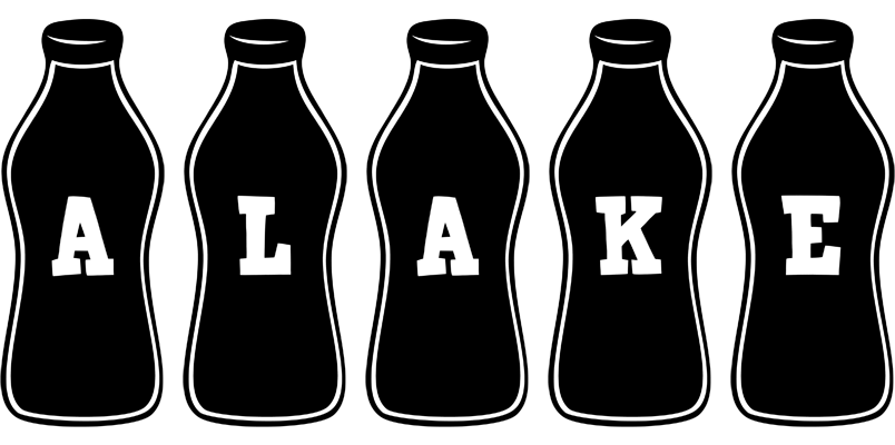 Alake bottle logo