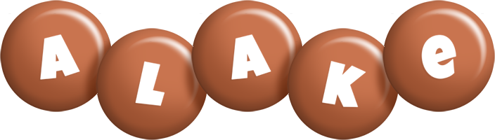 Alake candy-brown logo