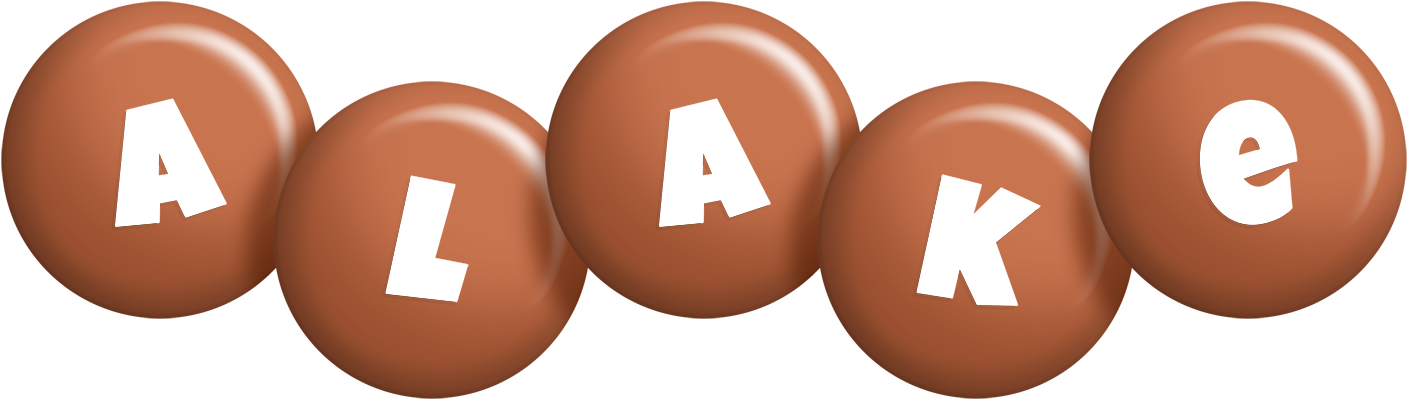 Alake candy-brown logo