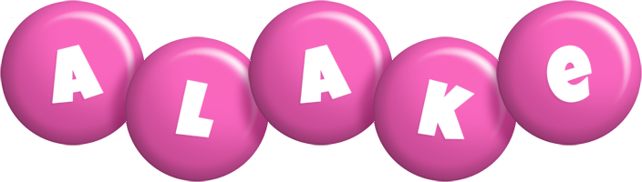 Alake candy-pink logo