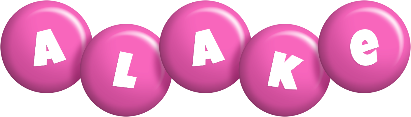 Alake candy-pink logo