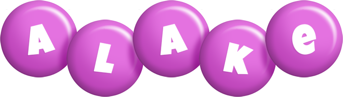 Alake candy-purple logo