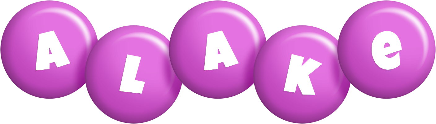 Alake candy-purple logo