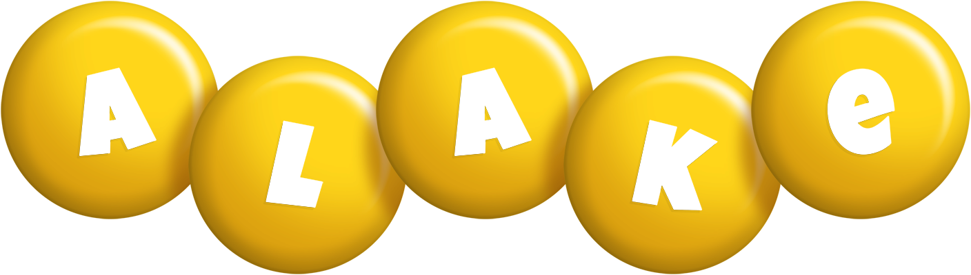 Alake candy-yellow logo