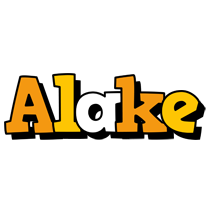 Alake cartoon logo