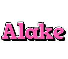 Alake girlish logo