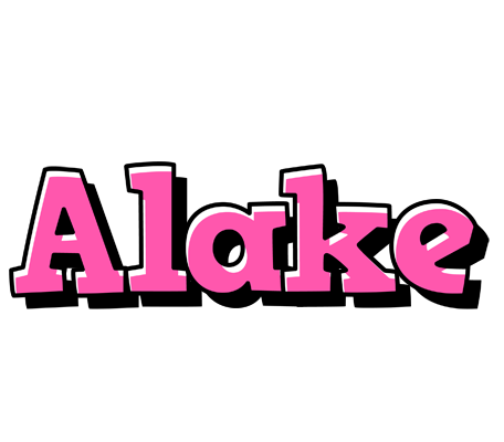 Alake girlish logo