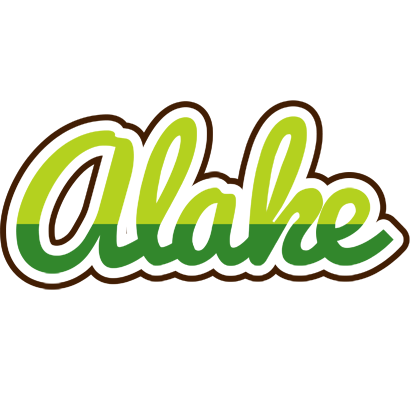 Alake golfing logo