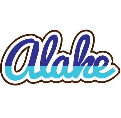Alake raining logo