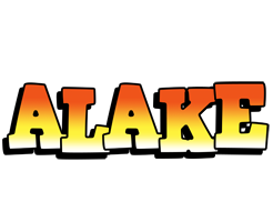 Alake sunset logo