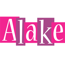 Alake whine logo