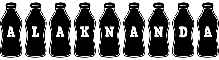 Alaknanda bottle logo