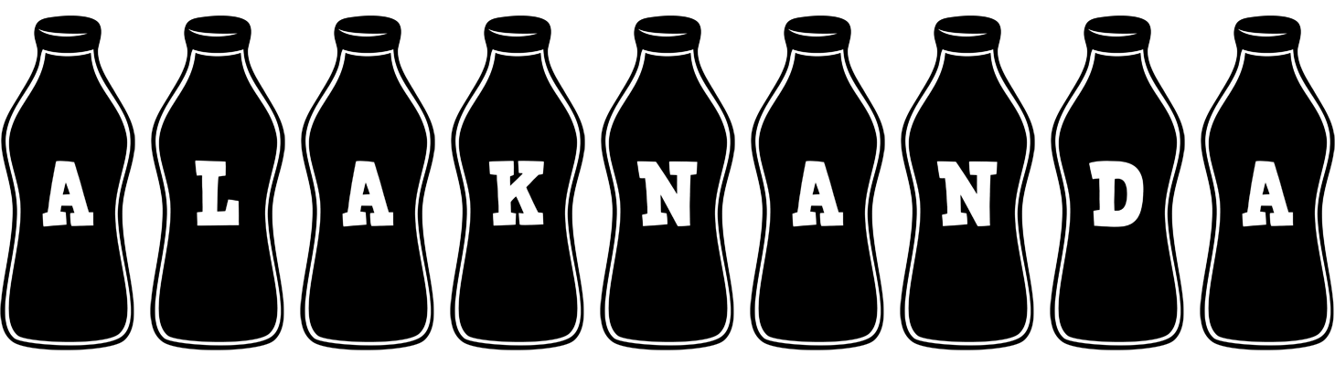 Alaknanda bottle logo