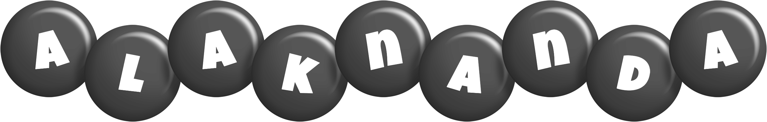 Alaknanda candy-black logo