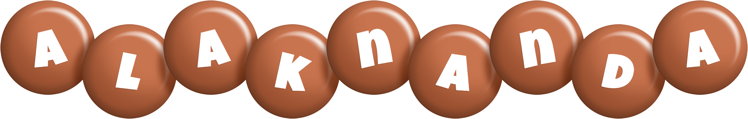 Alaknanda candy-brown logo