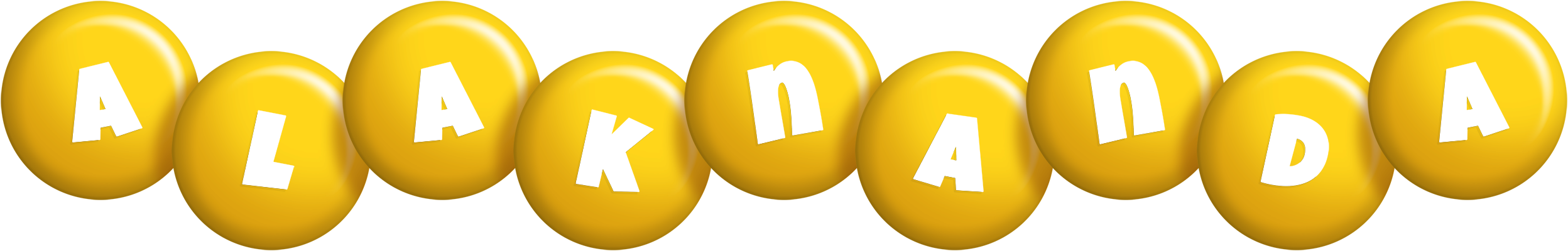Alaknanda candy-yellow logo