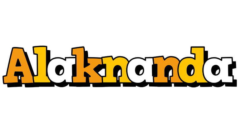 Alaknanda cartoon logo