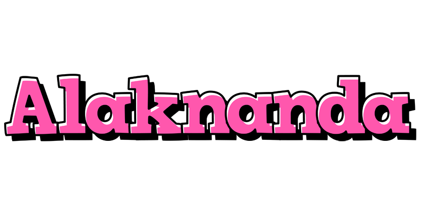 Alaknanda girlish logo
