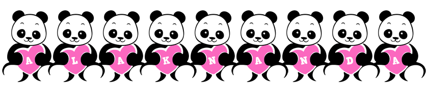 Alaknanda love-panda logo