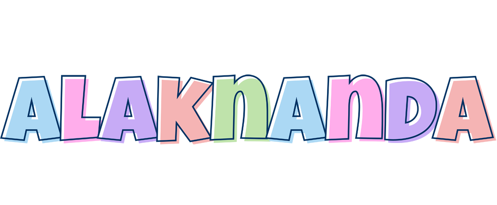 Alaknanda pastel logo