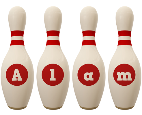 Alam bowling-pin logo
