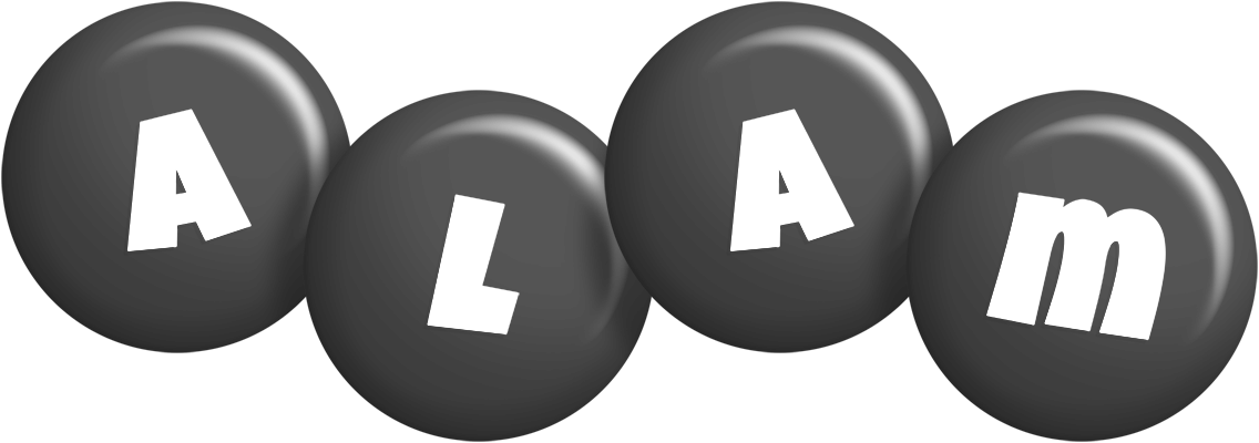 Alam candy-black logo