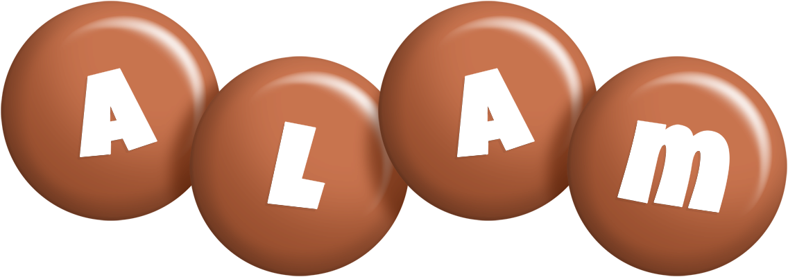 Alam candy-brown logo