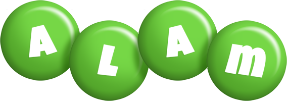 Alam candy-green logo