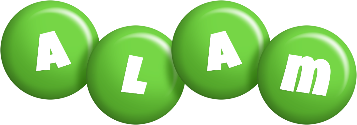 Alam candy-green logo