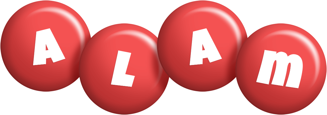 Alam candy-red logo