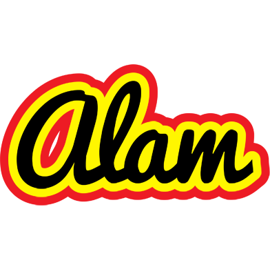 Alam flaming logo