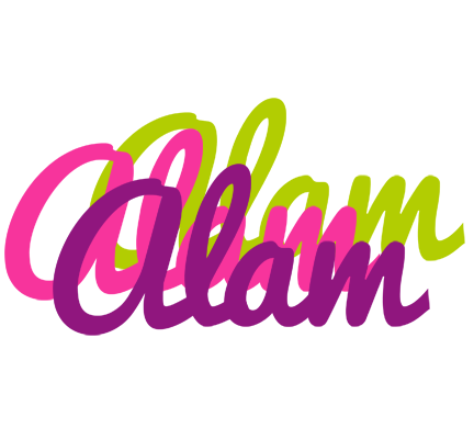 Alam flowers logo