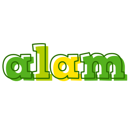 Alam juice logo