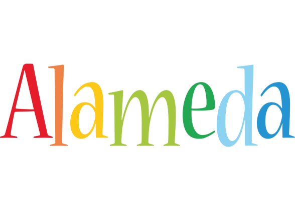 Alameda birthday logo