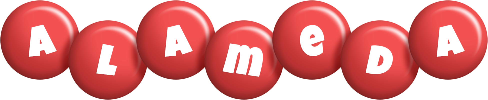Alameda candy-red logo