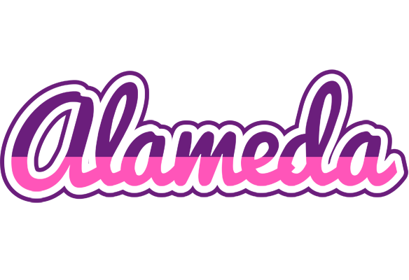 Alameda cheerful logo