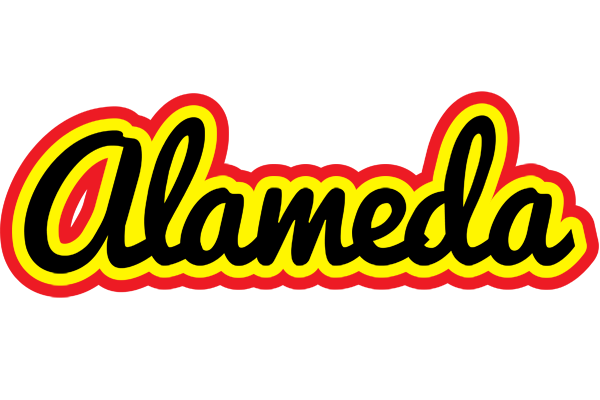 Alameda flaming logo