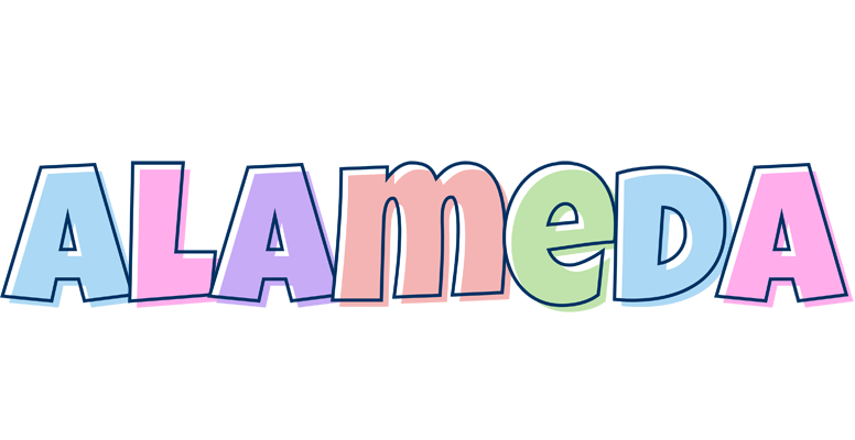 Alameda pastel logo