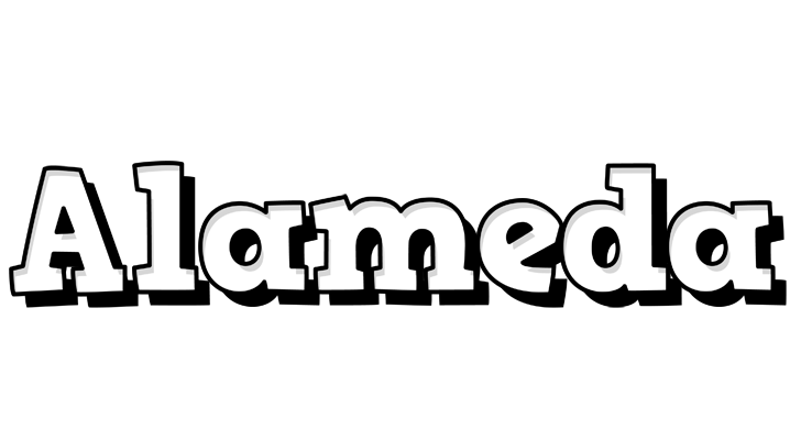 Alameda snowing logo