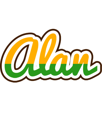 Alan banana logo