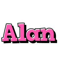 Alan girlish logo