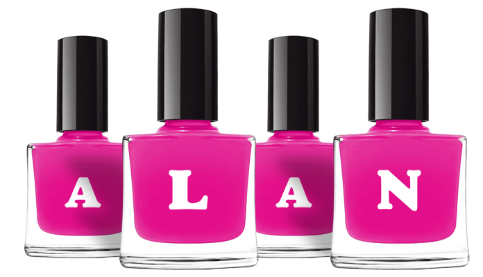 Alan nails logo