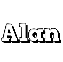 Alan snowing logo