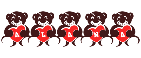 Alana bear logo