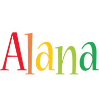 Alana birthday logo