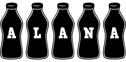 Alana bottle logo
